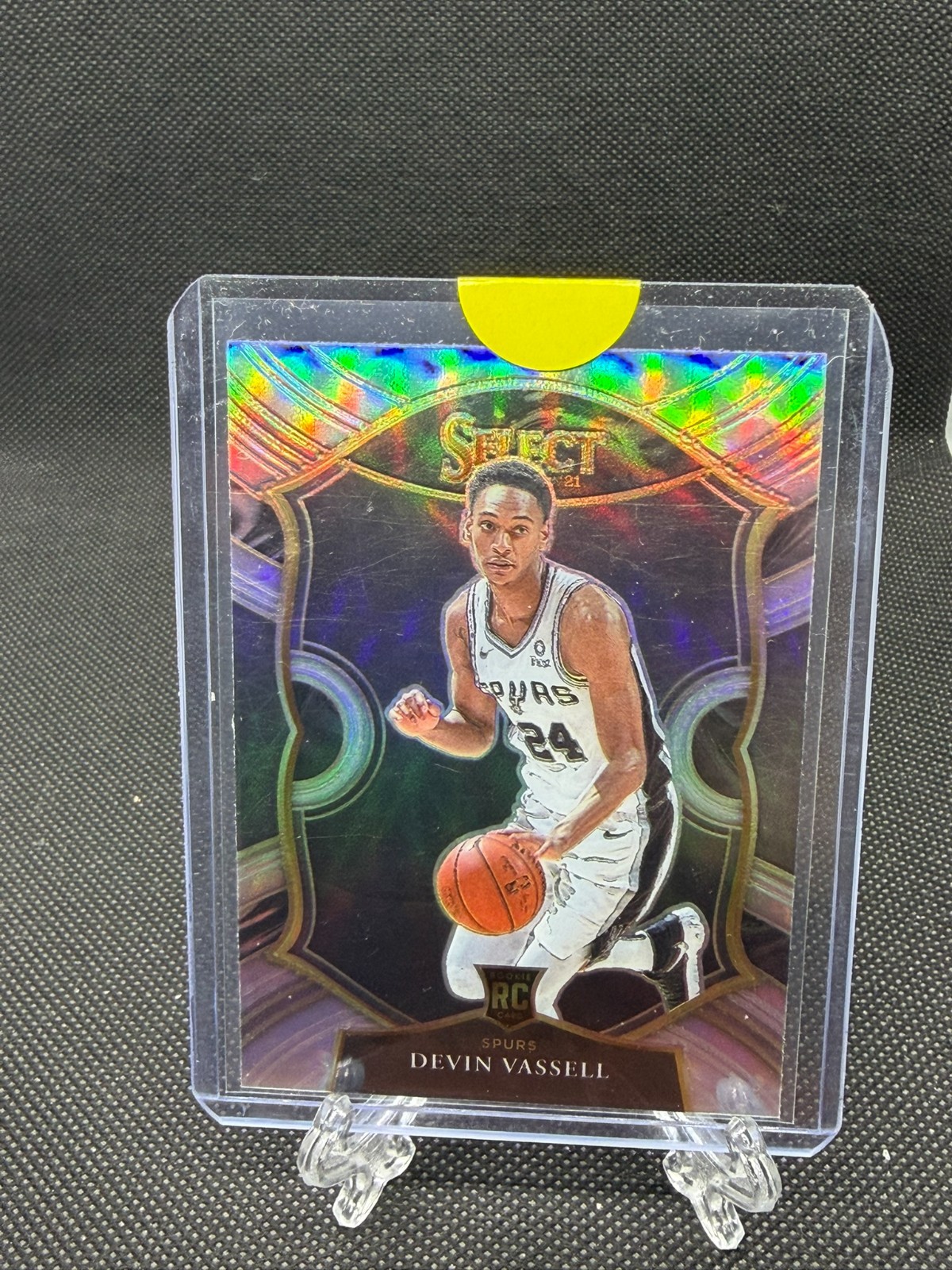 2020-21 Panini Select Concourse Silver Prizm Devin Vassell #71 Rookie RC