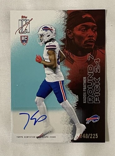 2025 Topps Kaden Prather Shop for 2025 Topps Signature Class Football Rookie autographs on eBay (Raw)