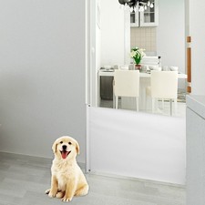 B Ware / Türschutzgitter Hundeabsperrgitter Treppengitter Treppenschutz Rollo 9