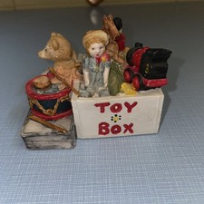 Peter Sagan Toy Box Made and Hand Painted In Scotland Vintage Ceramic Ornament