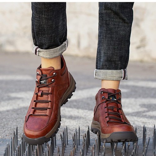 Men Safety Shoes Work Boots Steel Shoes Safety Boots Anti-Smashing Sneakers Sz13 - Picture 2 of 3