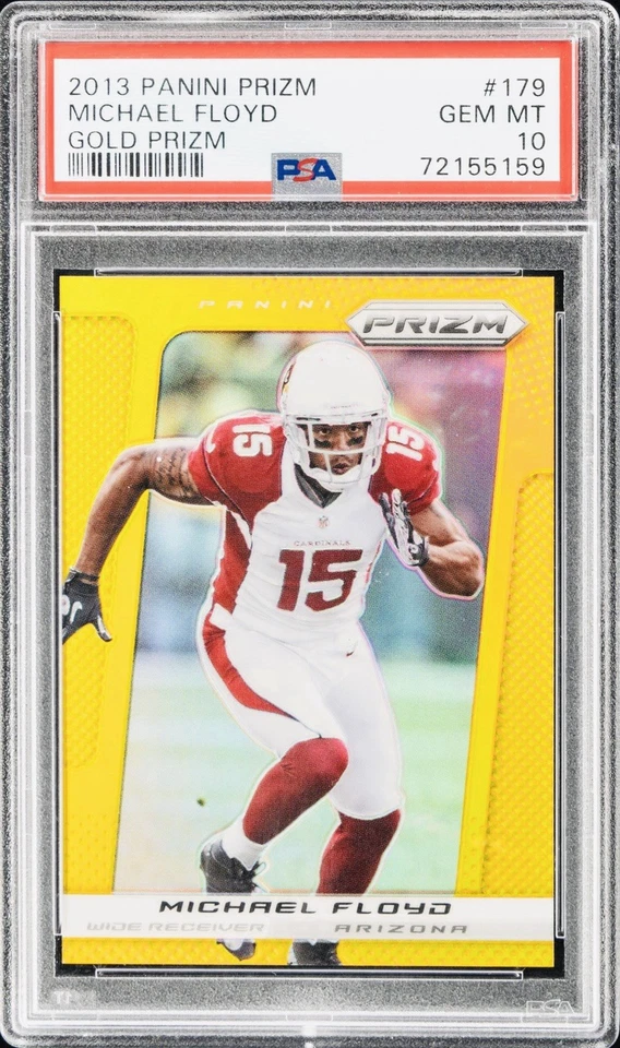 2013 Panini призма Майкл Флойд призмы золото PSA 10 /10 кардиналов - Изображение 2 из 3