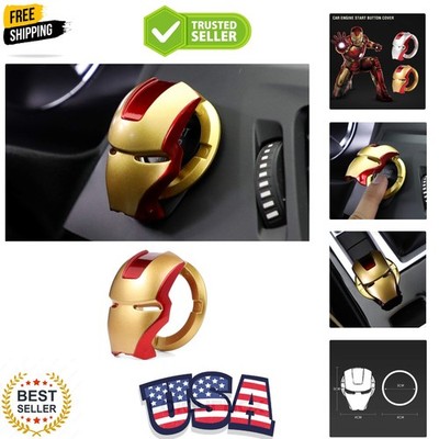 Car Engine Start Button Cover ABS Car Ignition Switch Decorative Cover, auto ...