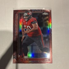 Topps Chrome Vita Vea Tampa Bay Buccaneers Football Card Parallel