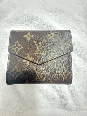 Louis Vuitton double side snap wallet LV monogram