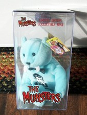 The Munsters LE Collectible Plush Rare Bear EDDIE Case 1999 Factory Sealed