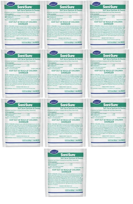 #ad 11 pack Diversey Sani Sure Sanitizer Cleaner 1oz Packets Soft Serve Machines $14.97