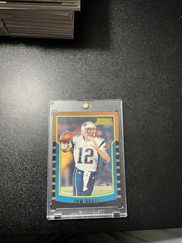 Tom Brady 2000 Fleer Ultra Rookie Card #10 – Gold Laser Auto, WCG Graded 10, Patriots