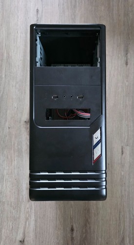 PC-Gehäuse mit Netzteil und DVD | Schwarz | Guter Zustand | ATX