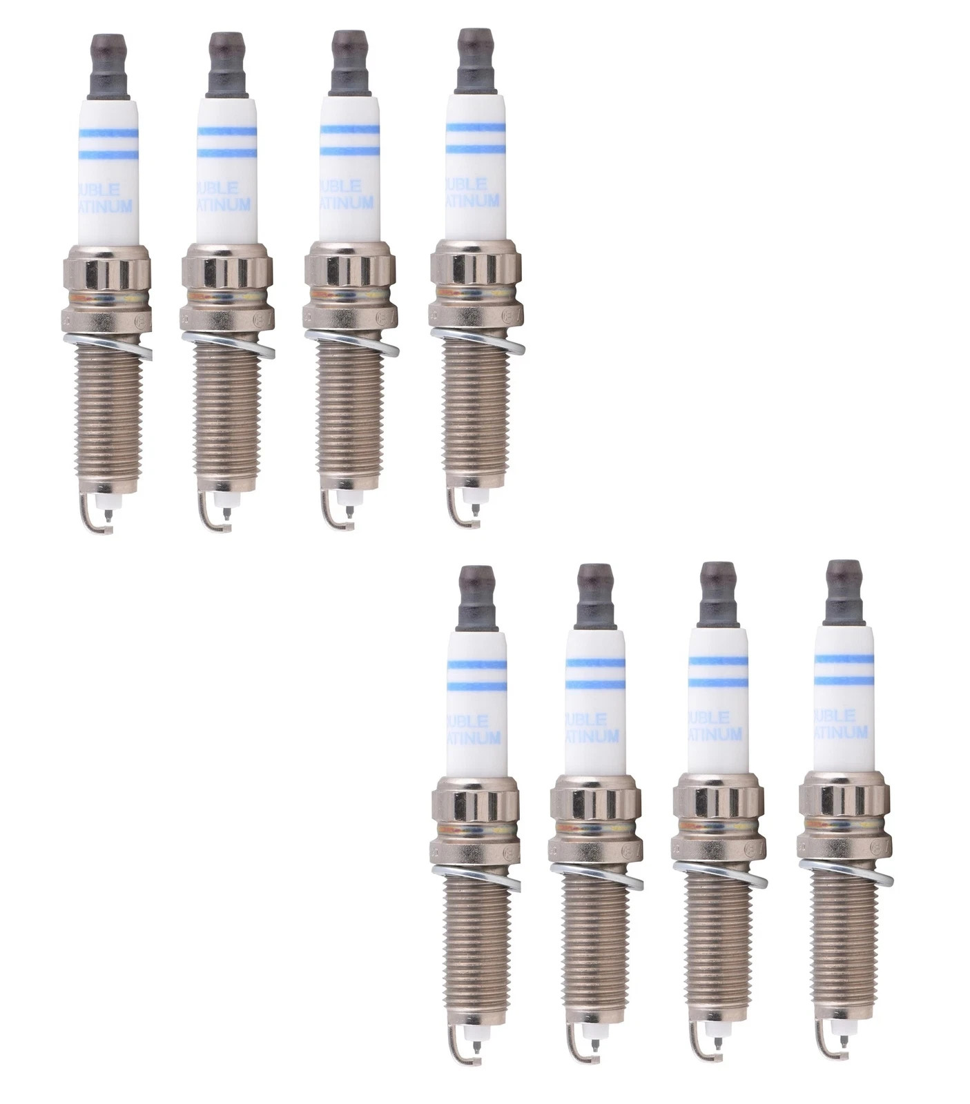Bosch Double Platinum Set of 8 Spark Plugs For BMW F06 F10 F12 F13 F85 F86 G12