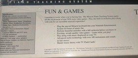 NINTENDO 1990 NES MIRACLE PIANO TEACHING SYSTEM COMPLETE IN BOX TESTED & WORKING