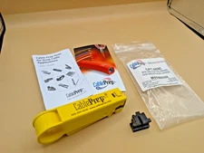 Cable Prep CPT-6590-SINGLE Coax Stripping Tool for RG6 & RG-59 w Spare Cartridge