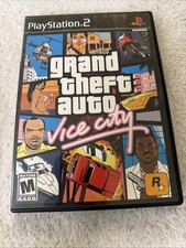 Grand Theft Auto Vice City PS2 PlayStation 2 Complete CIB Poster Mature