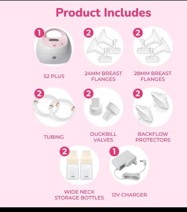 - Extractor de leche materna eléctrico S2 Plus para lactancia del bebé - Lactancia materna conveniente... Foto 4 de 4