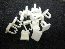 Micro Wire Saddle w/Adhesive Base Flame Retardant Natural Nylon Qty.50