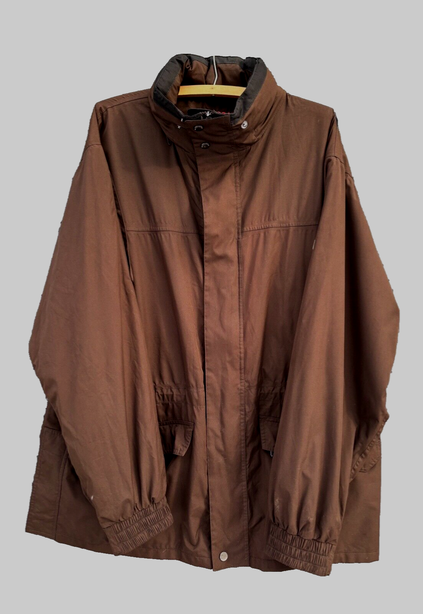 WELLENSTEYN Coat Men's (XL) Dark Brown “Magellan” Hood Pockets
