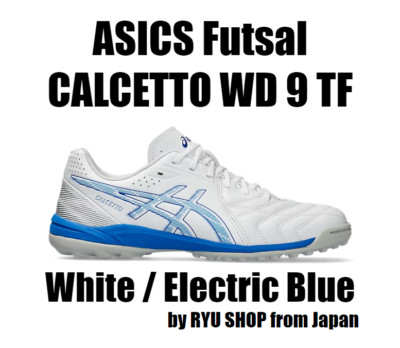 ASICS Futsal Shoes CALCETTO WD 9 TF 1113A038.101 White