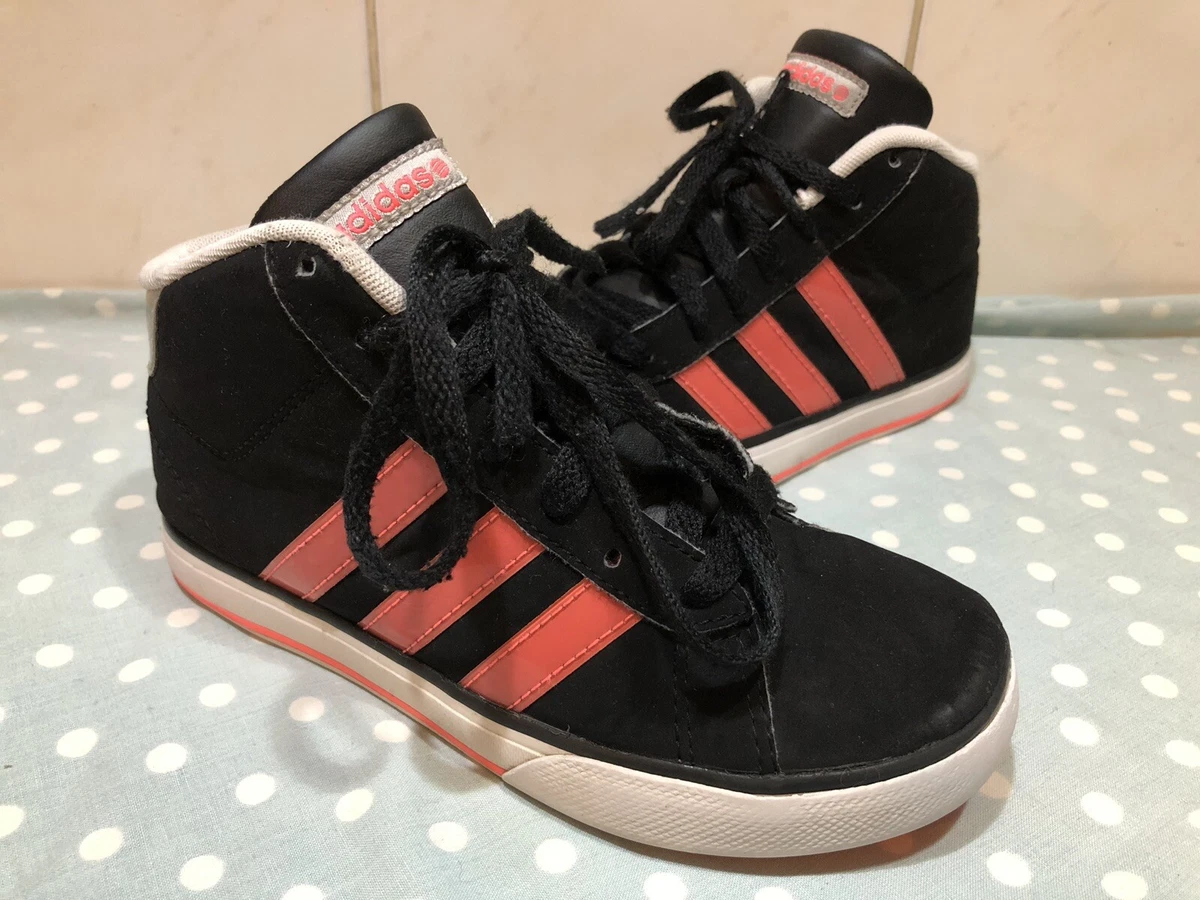 ADIDAS NEO BLACK/PINK GIRLS TOP SHOES UK1 F38328 | eBay