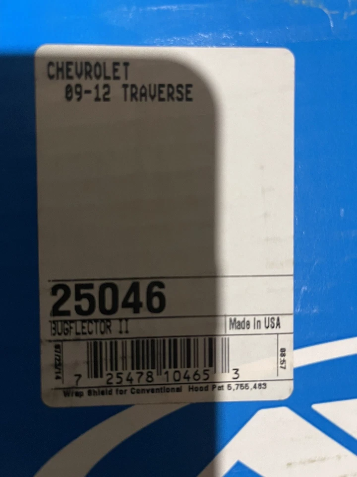 Deflector de capó automático Ventshade (AVS) - se adapta a Chevrolet Traverse Bugflect 2009-2012 Foto 2 de 2