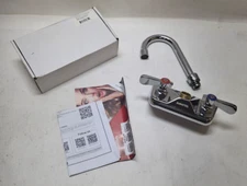 DuraSteel F-HA-404N28 4" Center Wall Mounted Commercial Kitchen Sink Faucet