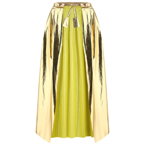 Gold Gilding Cloak Cape Halloween Cape Cosplay Cloak Party Accessory