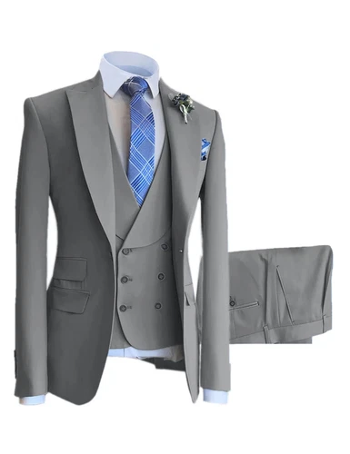 Men’s Suit 3 Piece White Meeting Party Wedding Business Formal Occasions - Picture 18 of 44
