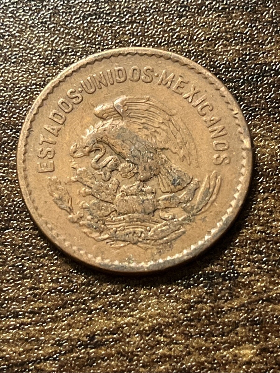1945 Mexico Cinco Centavos Actual Coin TK8555* | eBay