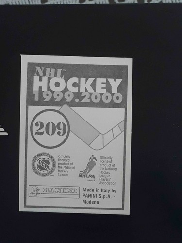 Panini NHL Hockey 1999 2000 99 00 ELIGE CUALQUIER PEGATINA CASI NUEVA/COMO NUEVA #201-360# - Imagen 17 de 297