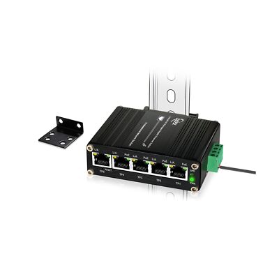 Industrial 5 Port Managed Network Gigabit PoE Switch,IEEE802.3af/at Total PoE...