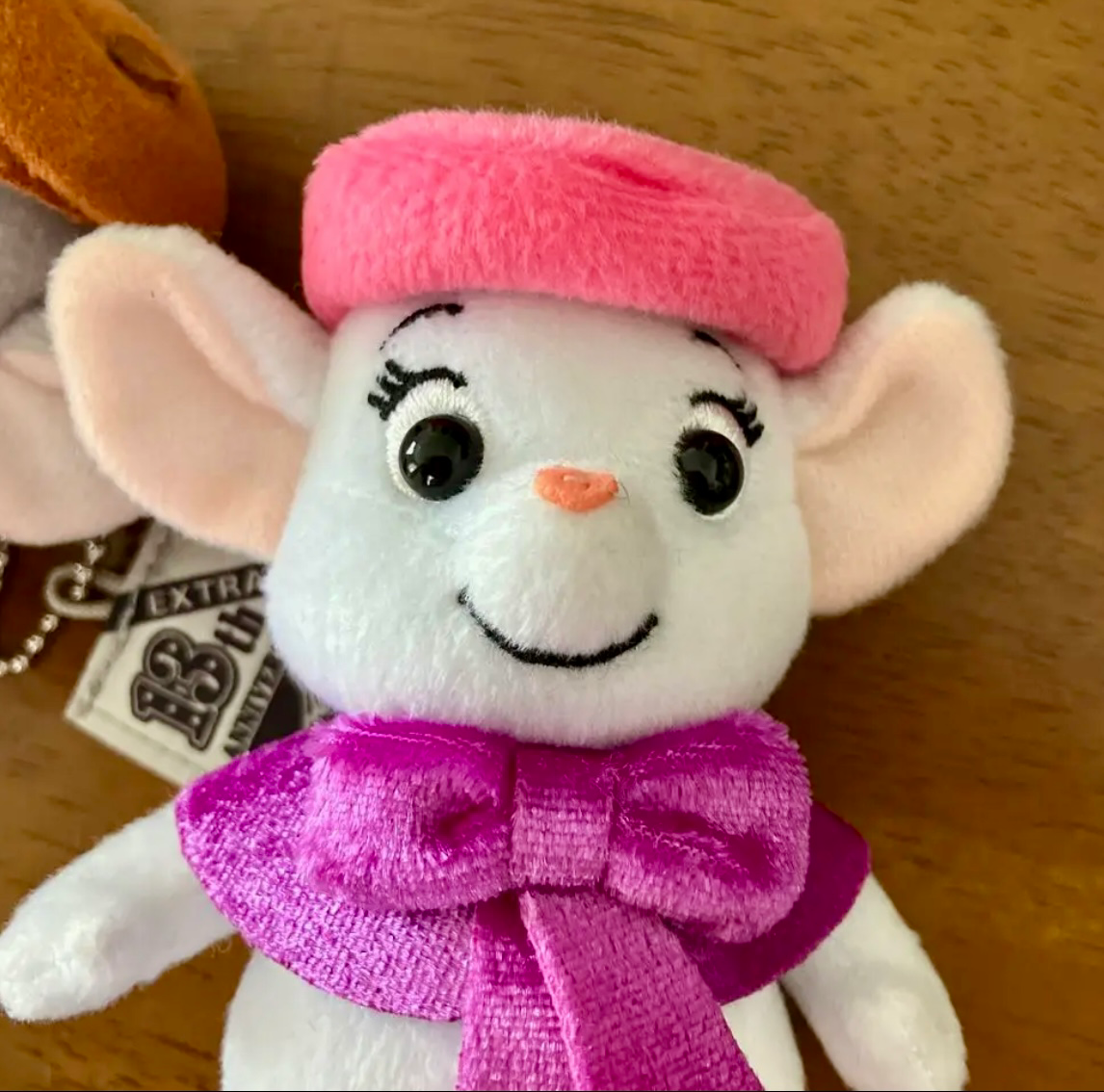 Disneyland Miss Bianca & Bernard Plush Doll Key Chain The Rescuers
