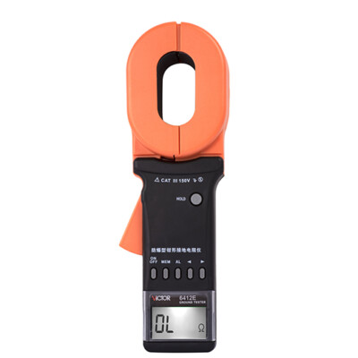 VICTOR 6412E Explosion-proof Clamp Ground Resistance Tester Auto Range  KD