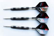 1988 STAG 95 Tungsten Darts 25g - Vintage Perfection w/ Original Suede Case Rare