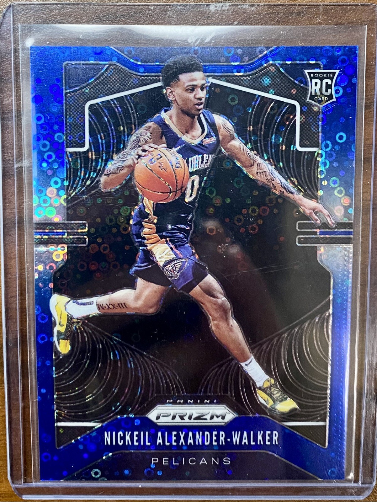 2019-20 Nickeil Alexander Walker RC #263 #/175 Blue Disco Prizm