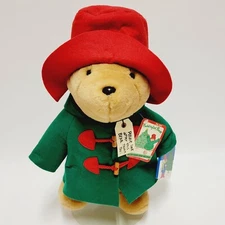Vtg Paddington Bear Plush Stuffed Teddy 16" Holiday Fun Book Sears 1996 NWT Tags