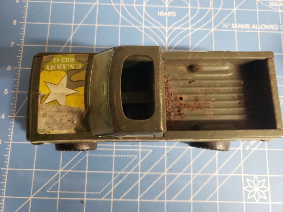Vintage Nylint Army Troop Transport Vehicle Old Steel Military Truck Diecast Q - Image 4 of 4