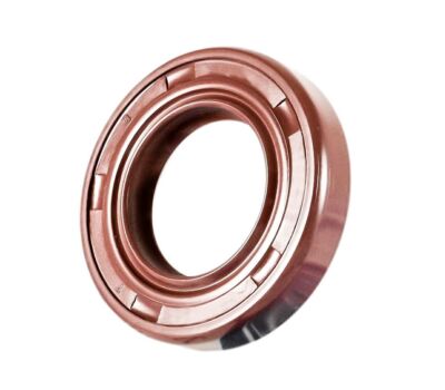 EAI 10x30x7mm FPM/FKM Oil Shaft Rotary Seal w/ Stainless Steel Spring Dbl Lip