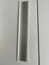 Creative Memories / Mrs. Grossman's NLA Design Lines Sticker - Silver Deco Lace