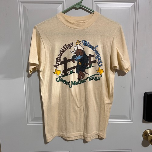 VTG I Survived KLOL Rockfest Armadillos & Blueberries Sweet Mother Texas Shirt M - Picture 2 of 11
