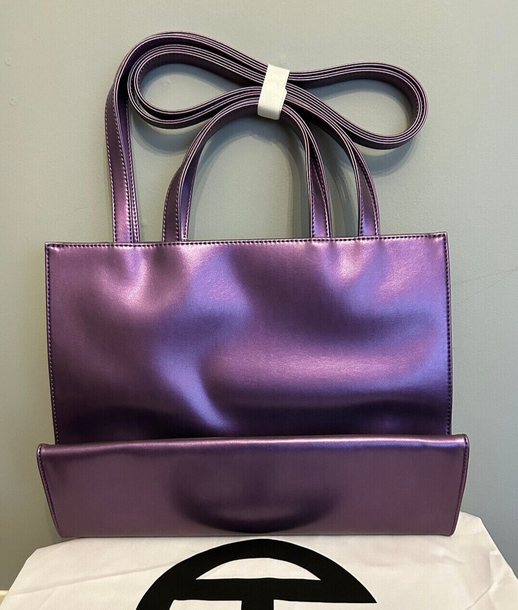 セール中！送料関税込み Telfar Shopping Bag Medium Chocolate Medium Shopping Bag - Chocolate Patent