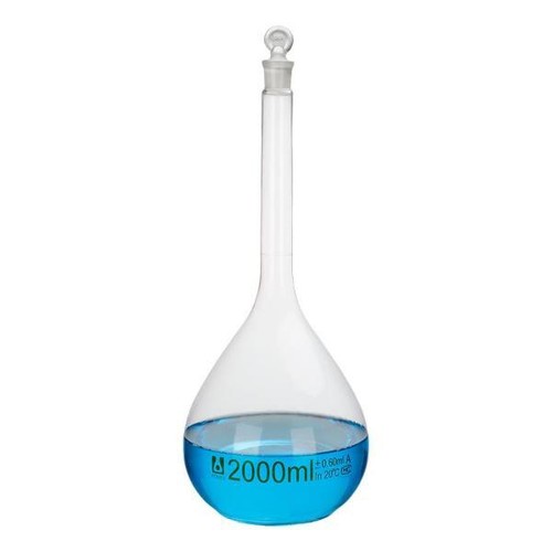 5ml-2000ml Transparent Amber Volumetric Flask Lab Glassware Base Joint Stopper - Picture 2 of 13
