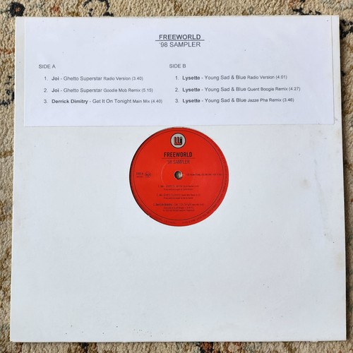 Freeworld '98 Sampler 12" Vinyl Record - 第 1/4 張圖片