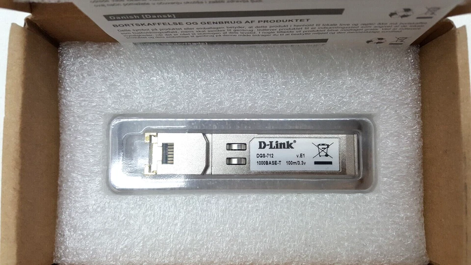 D-Link DGS-712 V.E1 1000BASE-T SFP RJ-45 100m - Image 2 of 4