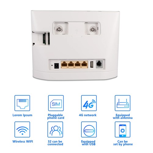 Huawei B315s-519 4G Wireless Router Hotspot WIFI LTE 150mbps Home Router Wifi - 第 5/13 張圖片