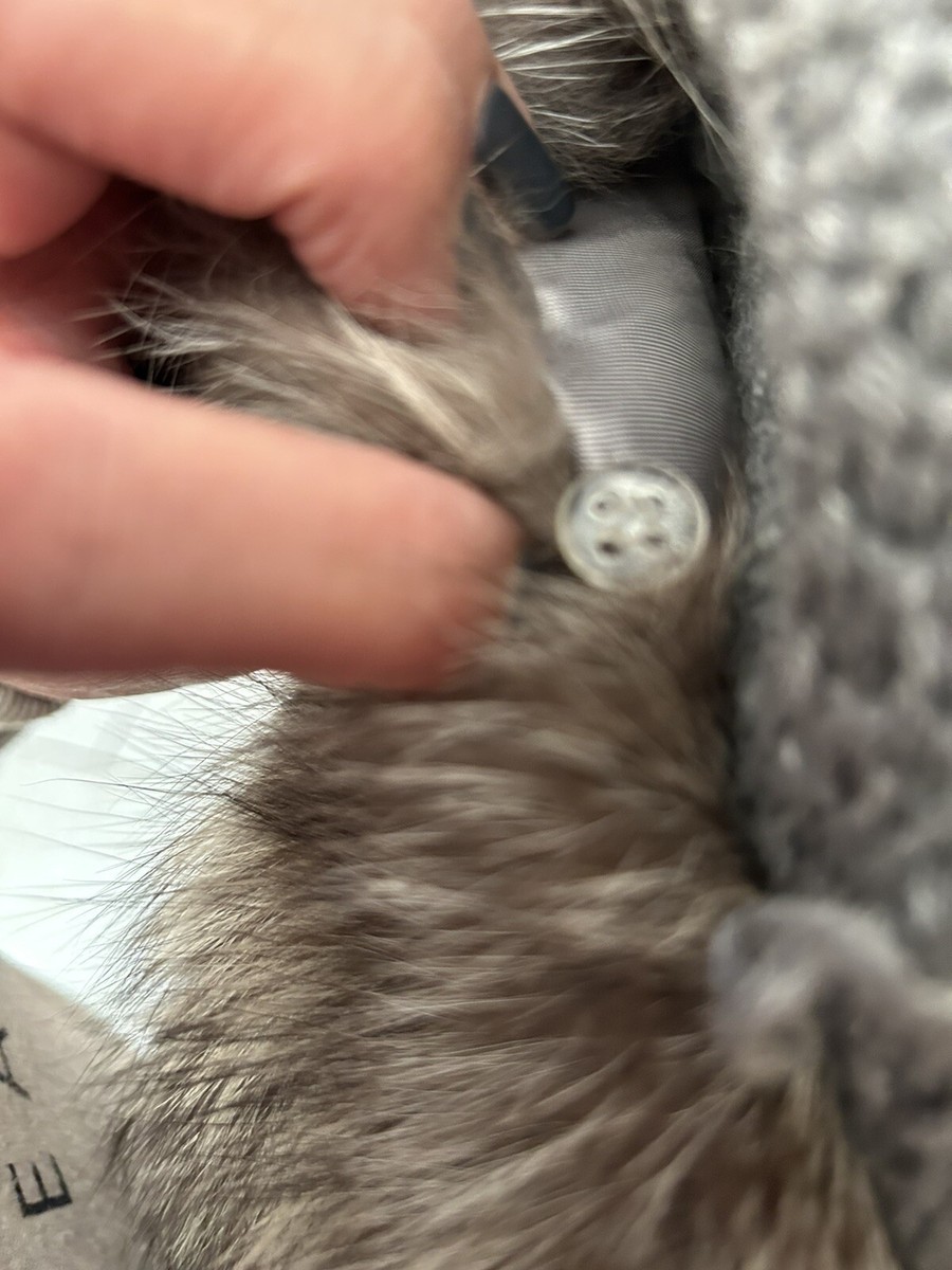 Cappotto Cardigan donna M (46) 100% cashmere collo Volpe Firmato