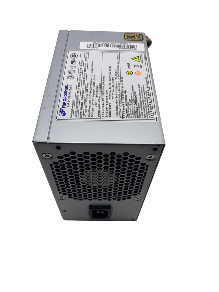 Lenovo 54Y8877 Thinkstation M92P MT 280Watt Power Supply w60 - Image 2 of 2