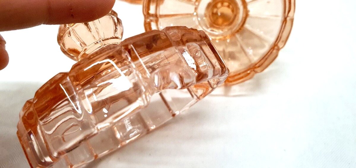 Ancien Ensemble de toilette en cristal St Louis Baccarat parfum flacons