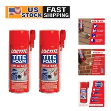 Polyurethane Expanding Foam Sealant - Water-Resistant Insulation, 2 x 12oz Cans