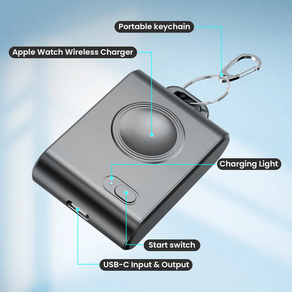 Power Bank for Apple Watch Magnetic Travel Smart iWatch Charger Universal