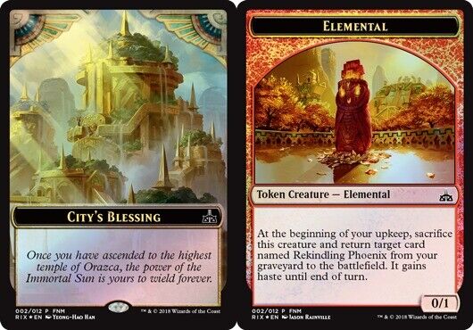 City's Blessing Token (049), Commander Masters English Foil Singles