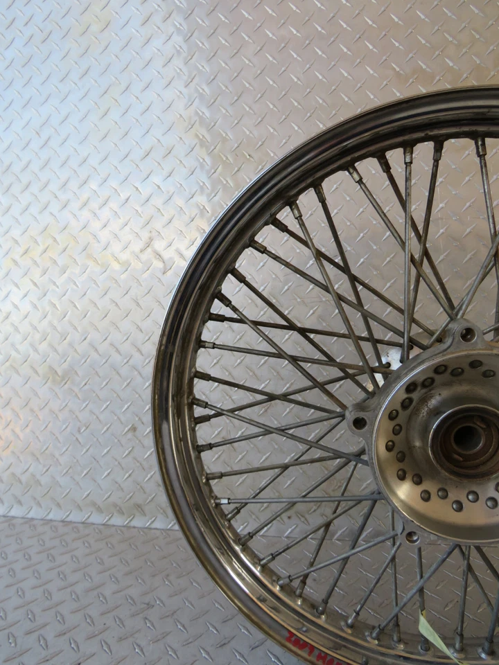 2007 07 HONDA VT600CD VT 600 VLX SHADOW FRONT RIM - Image 3 of 4